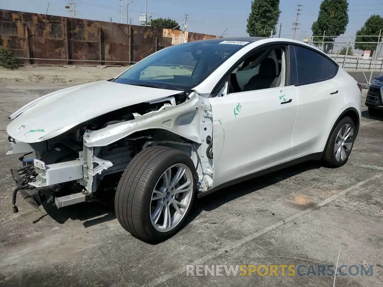 1 Photograph of a damaged car 7SAYGDEE4RA259034 TESLA MODEL Y 2024