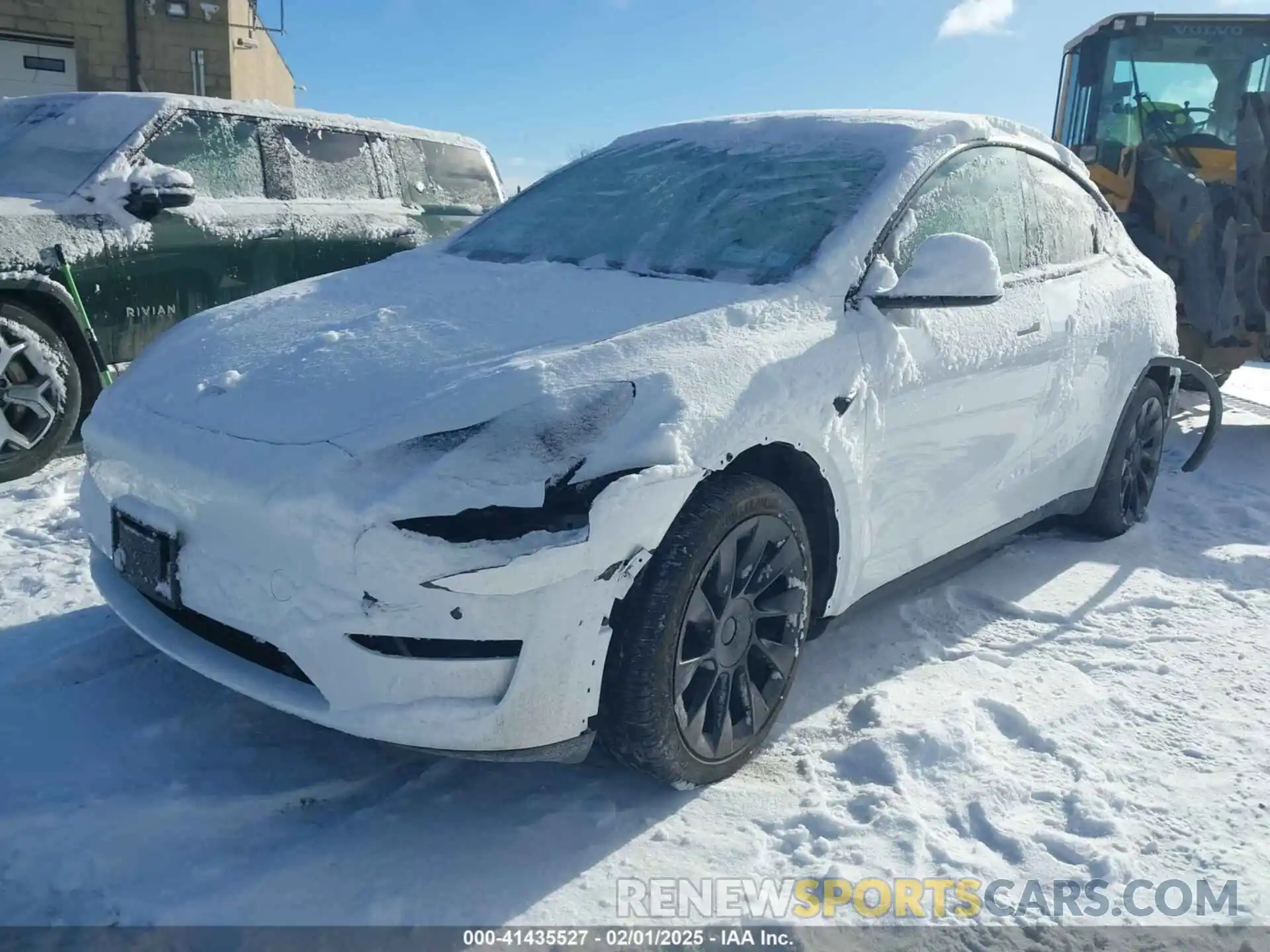 2 Photograph of a damaged car 7SAYGDEE4RA261057 TESLA MODEL Y 2024