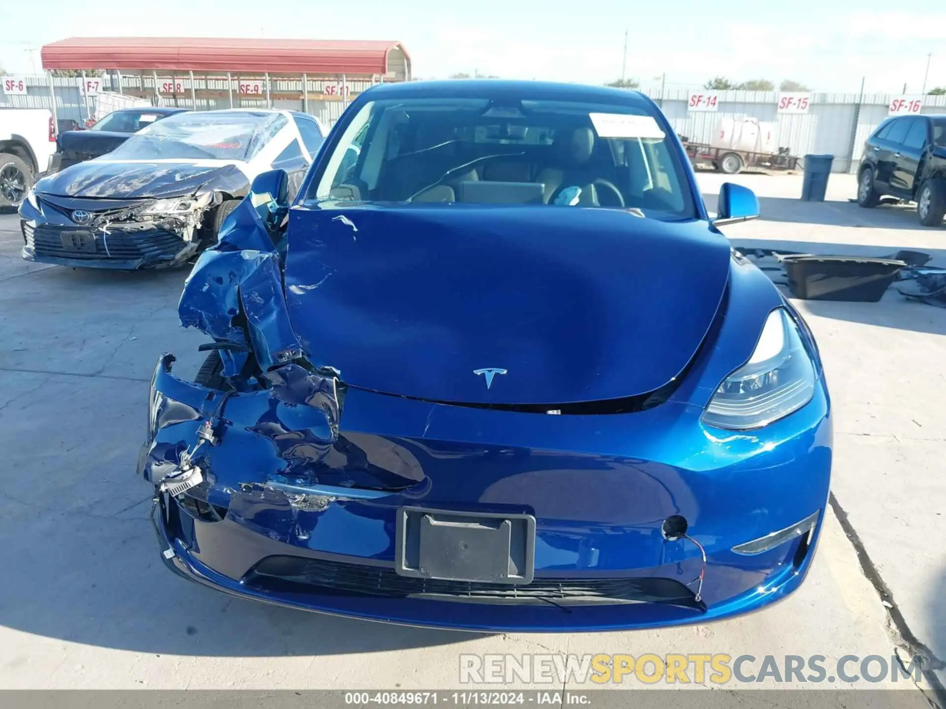 13 Photograph of a damaged car 7SAYGDEE4RA278182 TESLA MODEL Y 2024