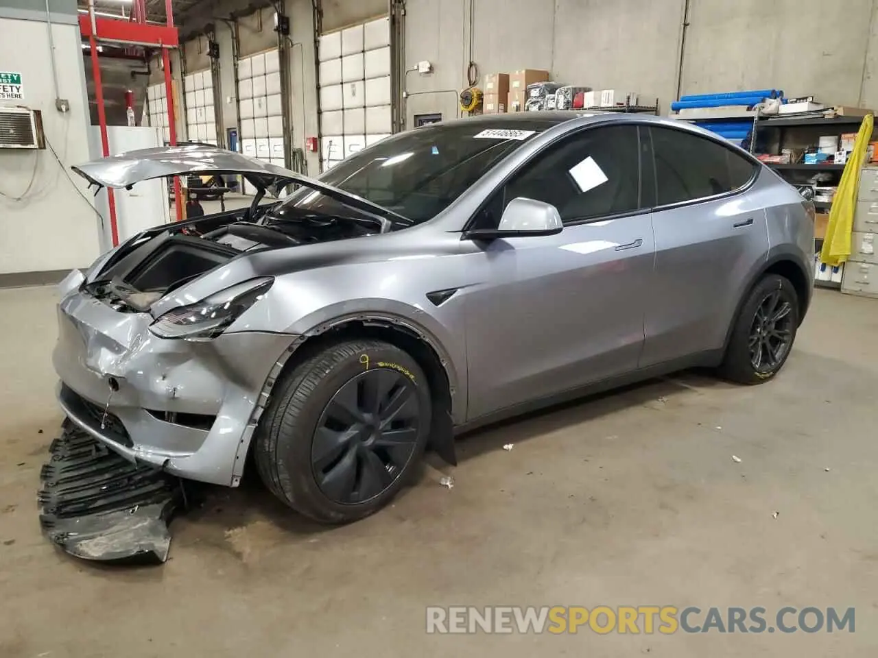 1 Photograph of a damaged car 7SAYGDEE4RA318180 TESLA MODEL Y 2024