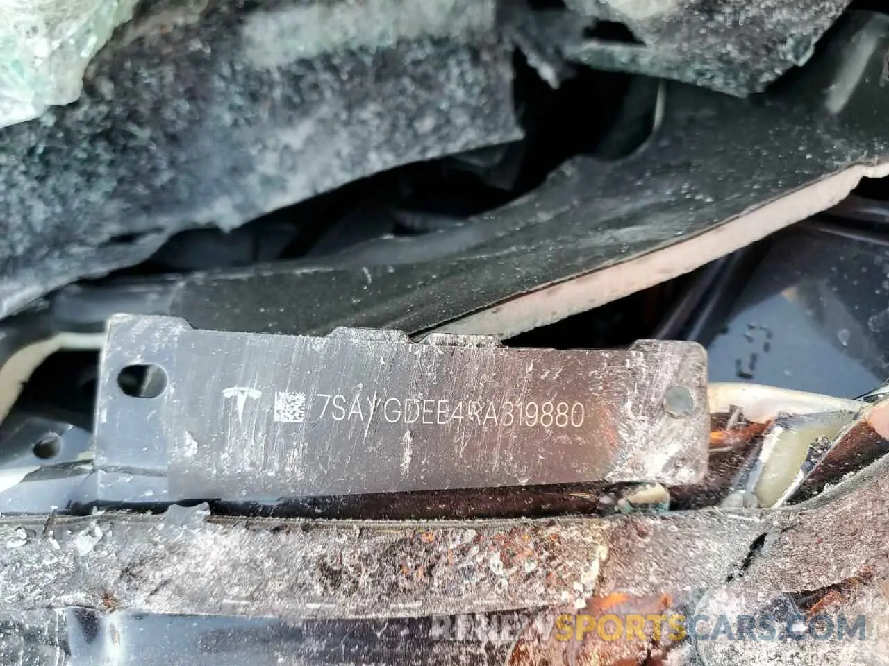 13 Photograph of a damaged car 7SAYGDEE4RA319880 TESLA MODEL Y 2024