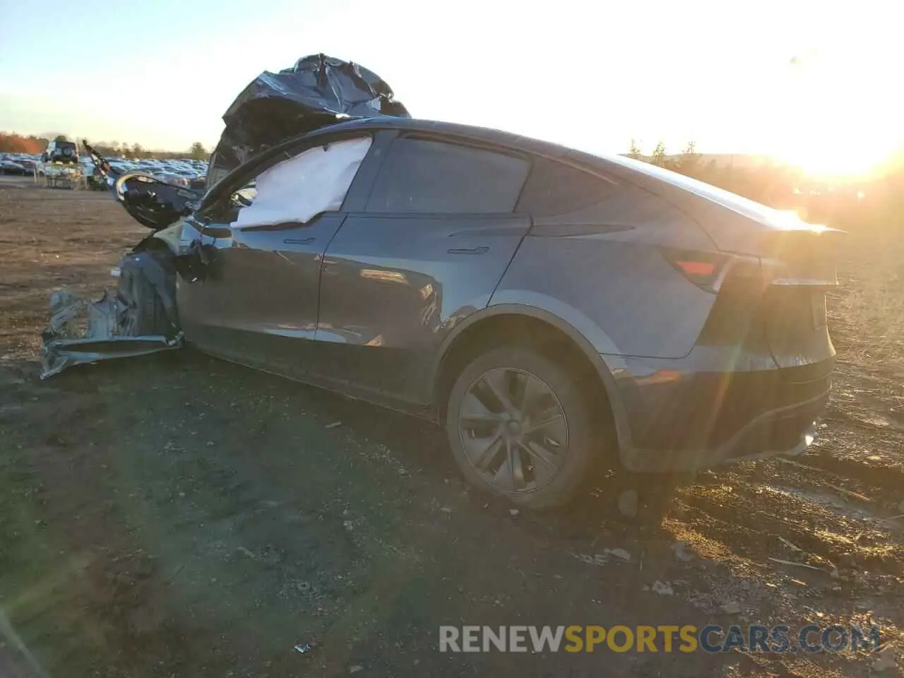 2 Photograph of a damaged car 7SAYGDEE4RA319880 TESLA MODEL Y 2024