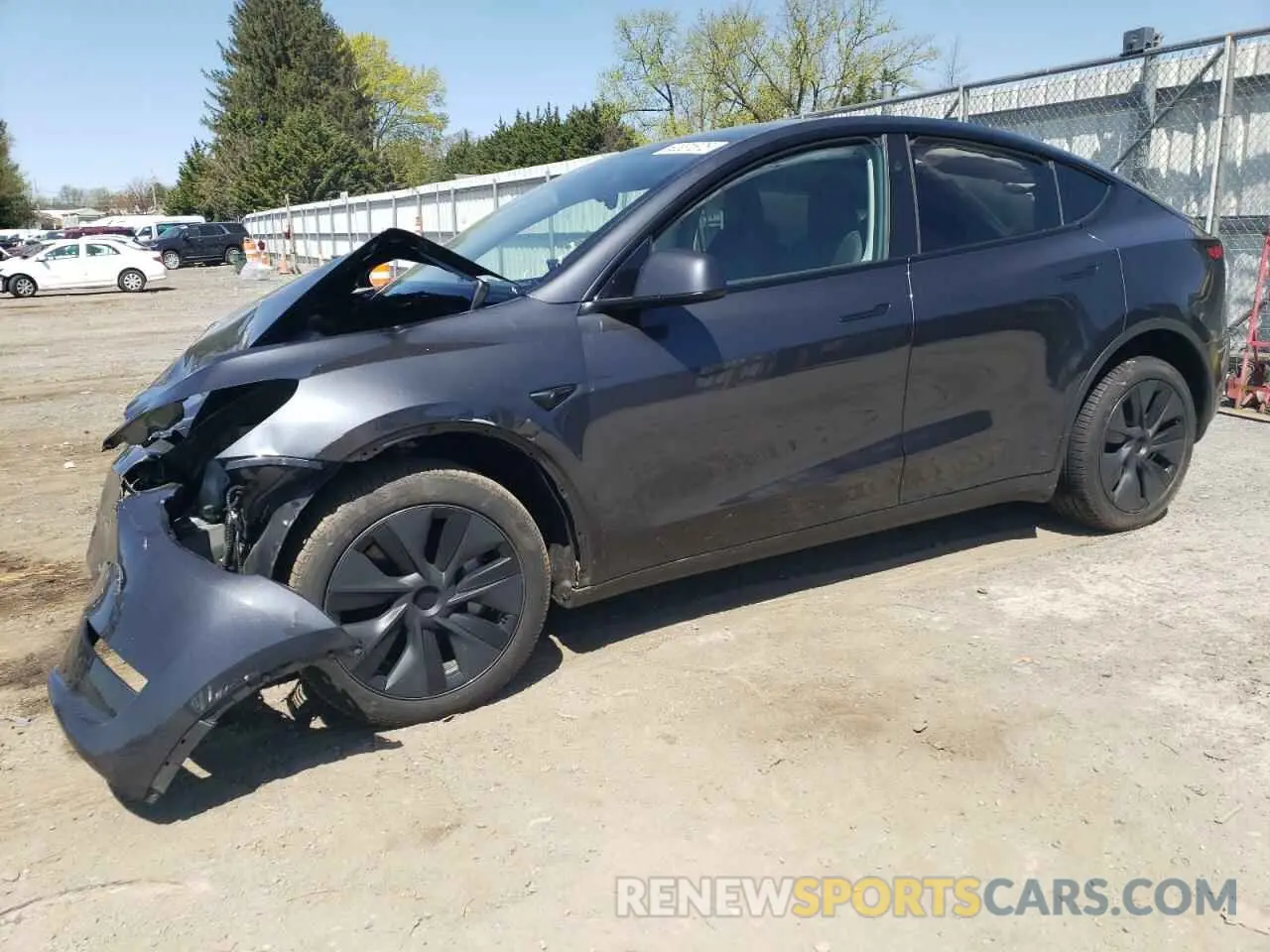 1 Photograph of a damaged car 7SAYGDEE4RA325095 TESLA MODEL Y 2024