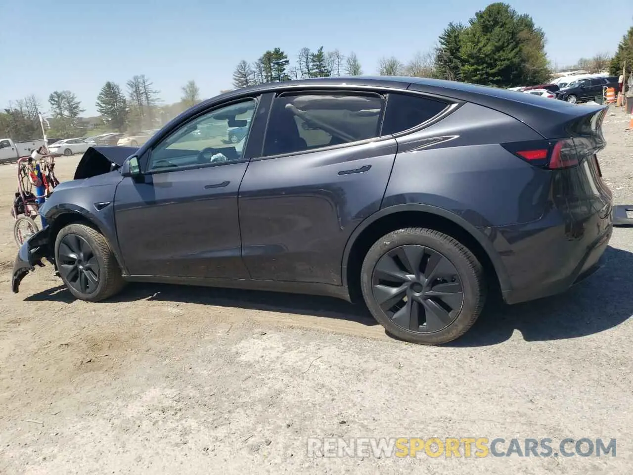 2 Photograph of a damaged car 7SAYGDEE4RA325095 TESLA MODEL Y 2024