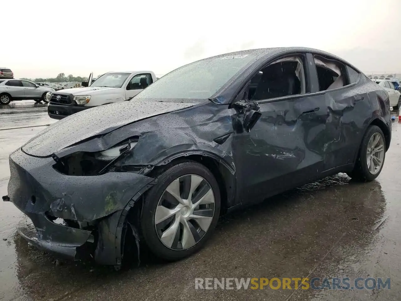 1 Photograph of a damaged car 7SAYGDEE4RF060469 TESLA MODEL Y 2024