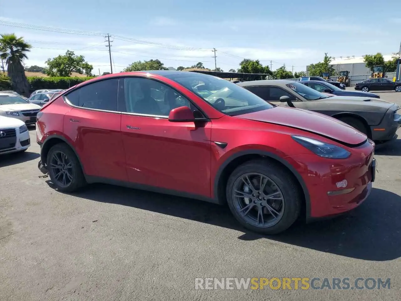 4 Photograph of a damaged car 7SAYGDEE4RF156411 TESLA MODEL Y 2024