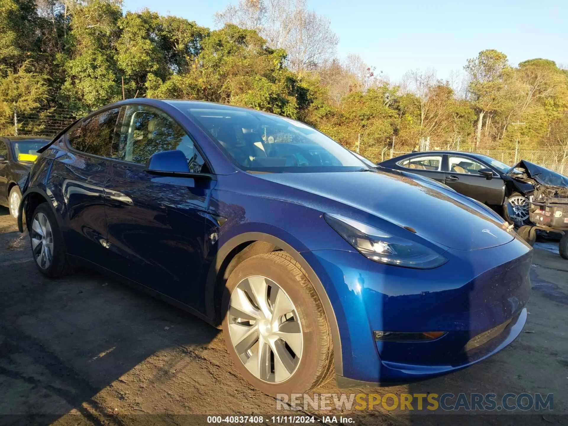 1 Photograph of a damaged car 7SAYGDEE4RF984359 TESLA MODEL Y 2024
