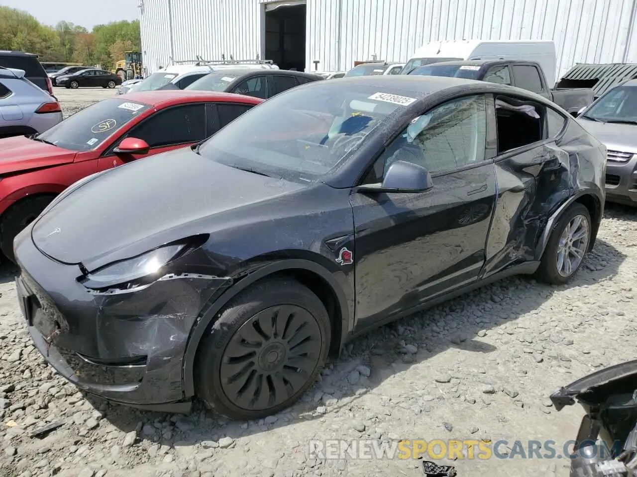 1 Photograph of a damaged car 7SAYGDEE4RF990274 TESLA MODEL Y 2024