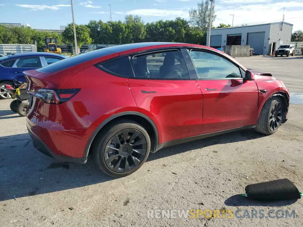 3 Photograph of a damaged car 7SAYGDEE5RA222011 TESLA MODEL Y 2024