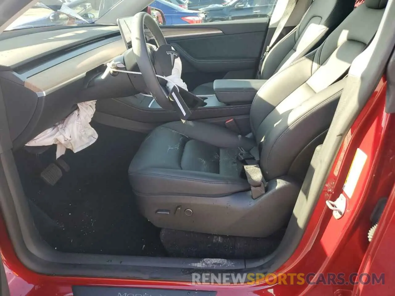 7 Photograph of a damaged car 7SAYGDEE5RA222011 TESLA MODEL Y 2024