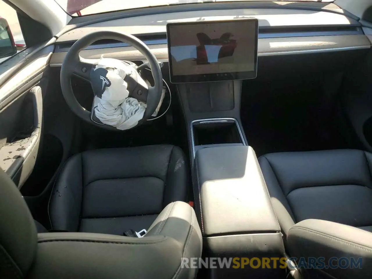 8 Photograph of a damaged car 7SAYGDEE5RA222011 TESLA MODEL Y 2024
