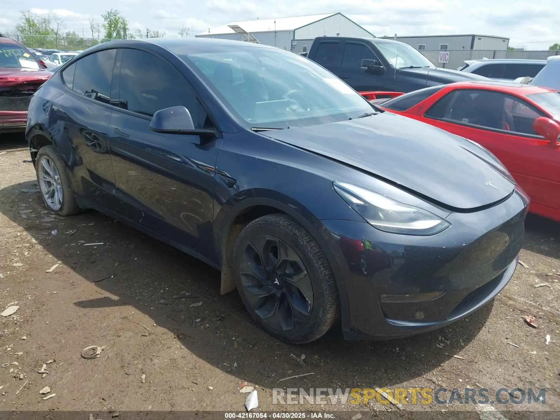 1 Photograph of a damaged car 7SAYGDEE5RA224759 TESLA MODEL Y 2024