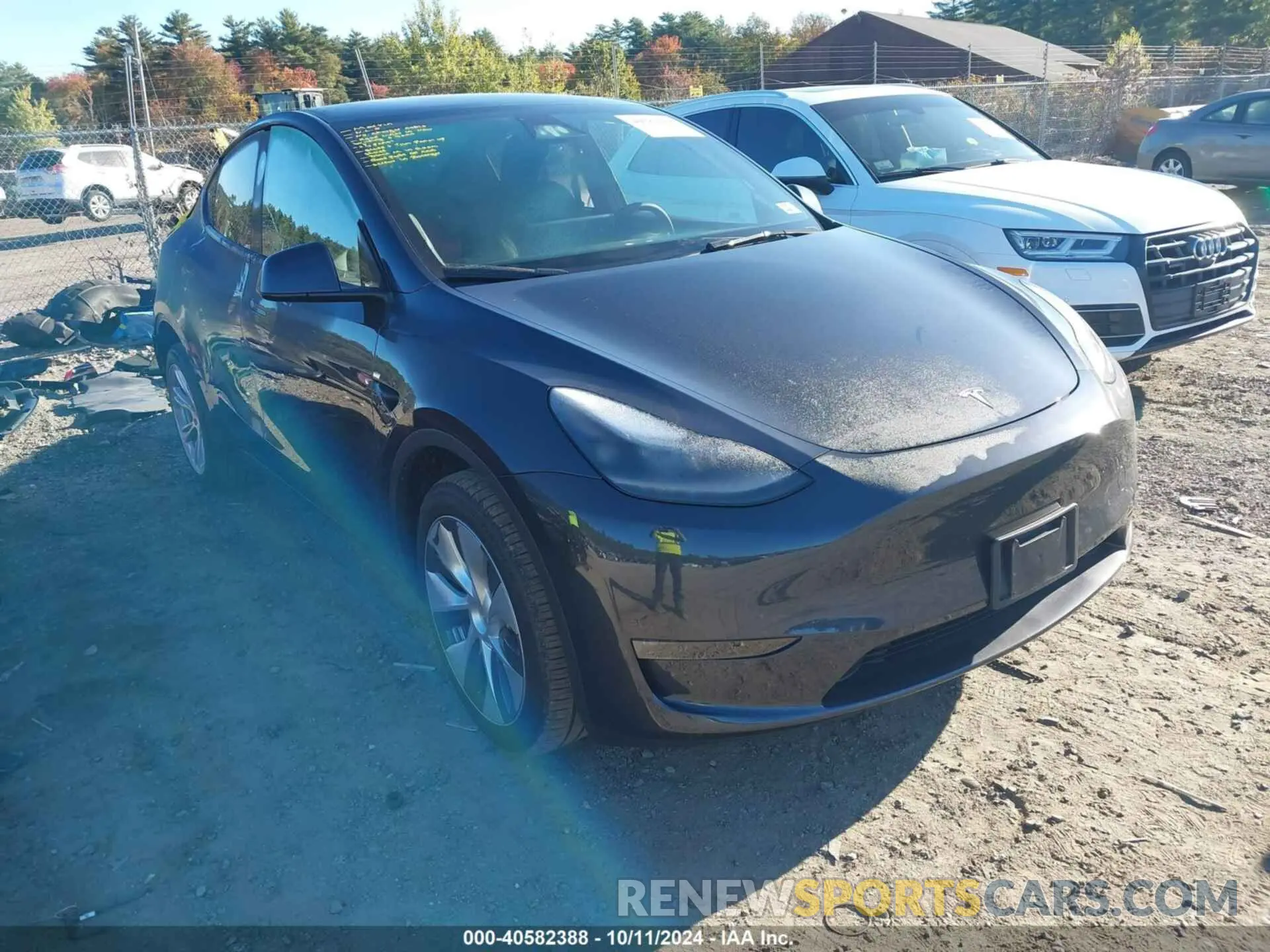 1 Photograph of a damaged car 7SAYGDEE5RA247944 TESLA MODEL Y 2024