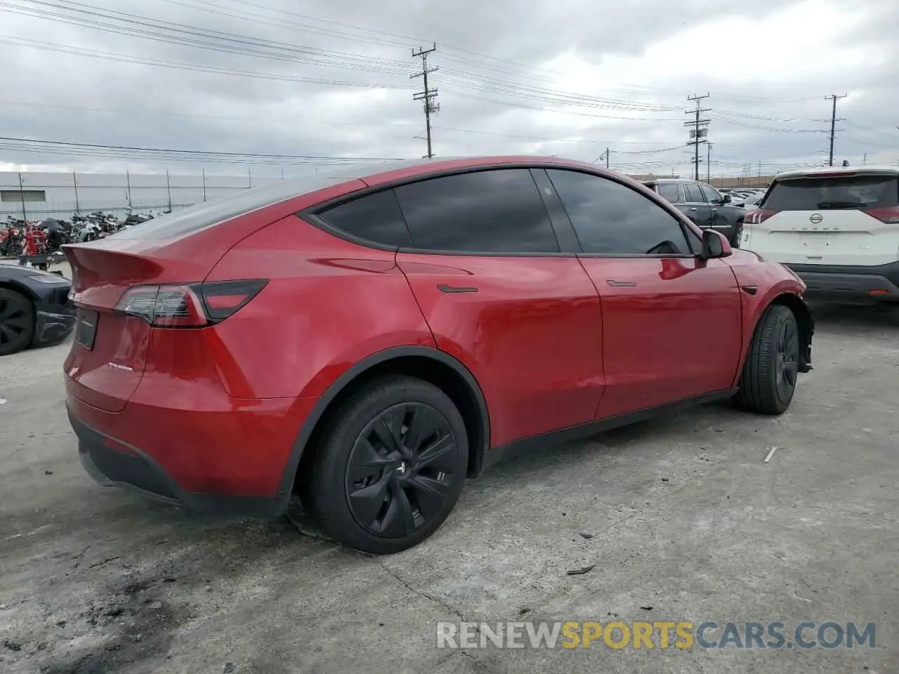 3 Photograph of a damaged car 7SAYGDEE5RA251895 TESLA MODEL Y 2024
