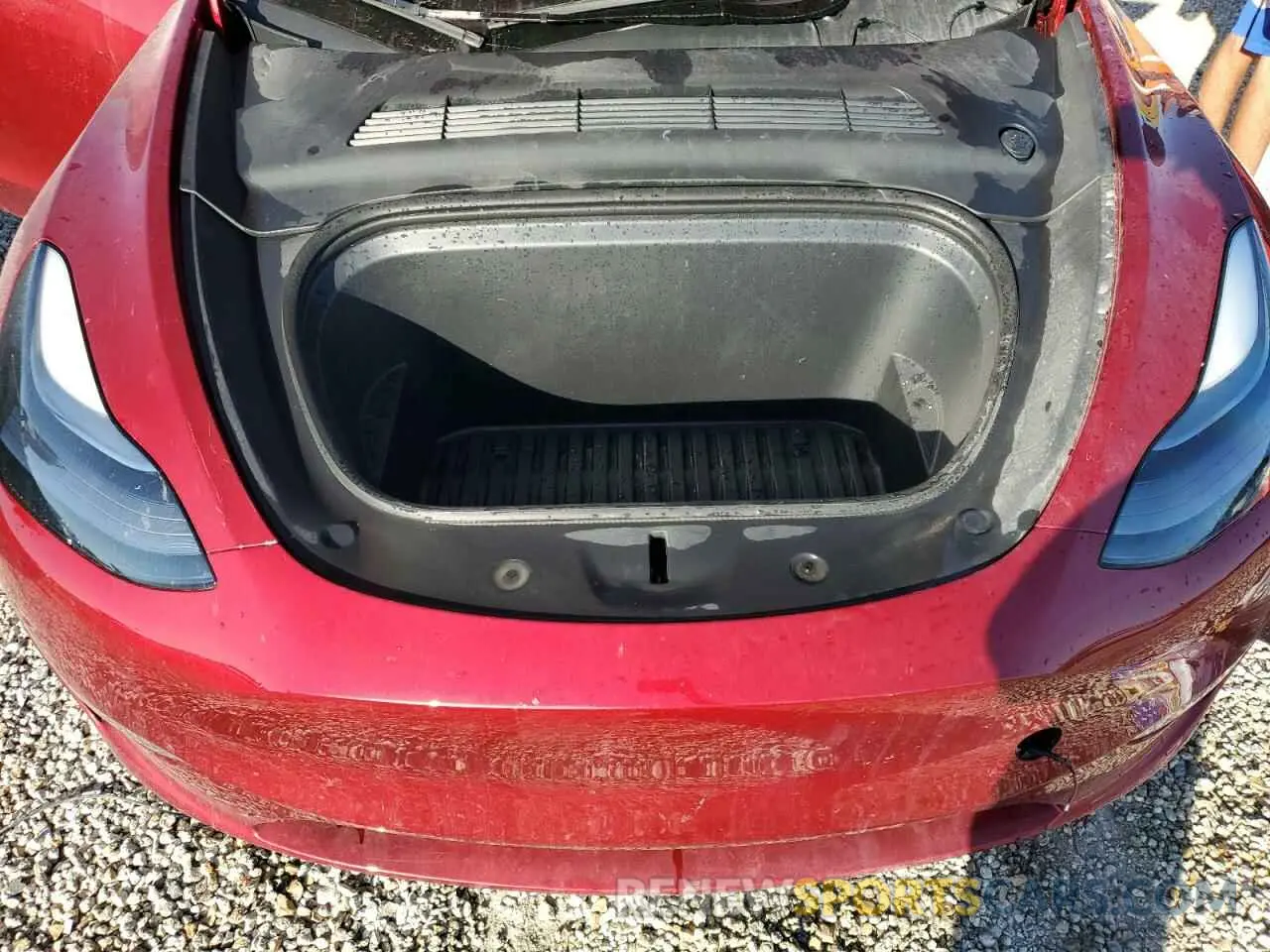 12 Photograph of a damaged car 7SAYGDEE5RA255476 TESLA MODEL Y 2024
