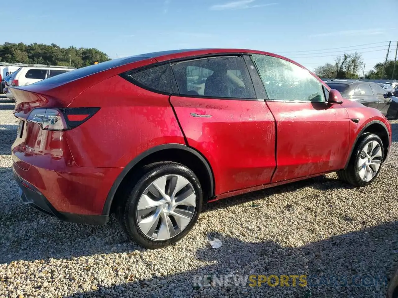 3 Photograph of a damaged car 7SAYGDEE5RA255476 TESLA MODEL Y 2024