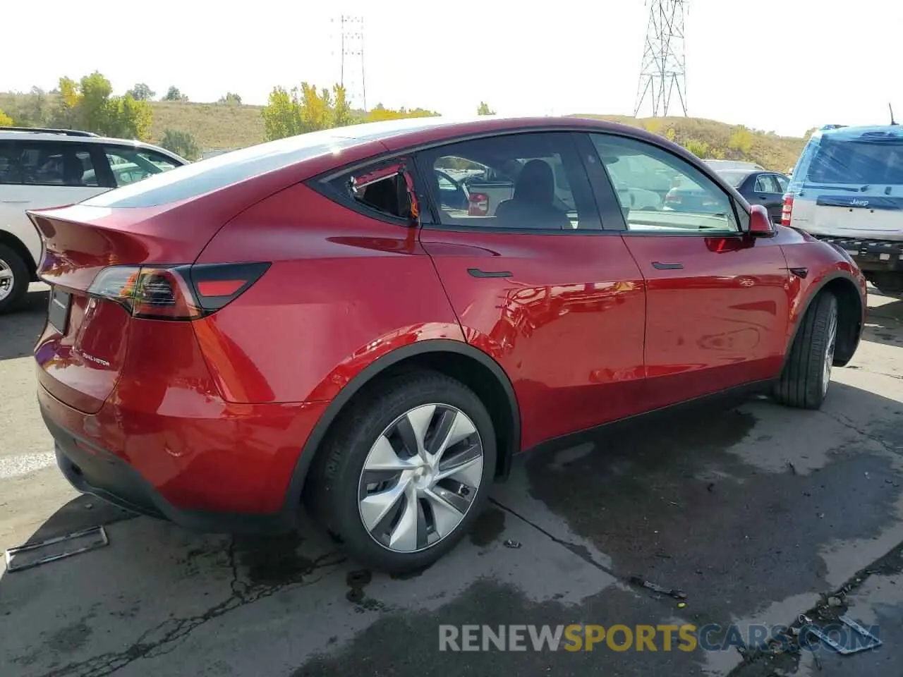 3 Photograph of a damaged car 7SAYGDEE5RA255736 TESLA MODEL Y 2024