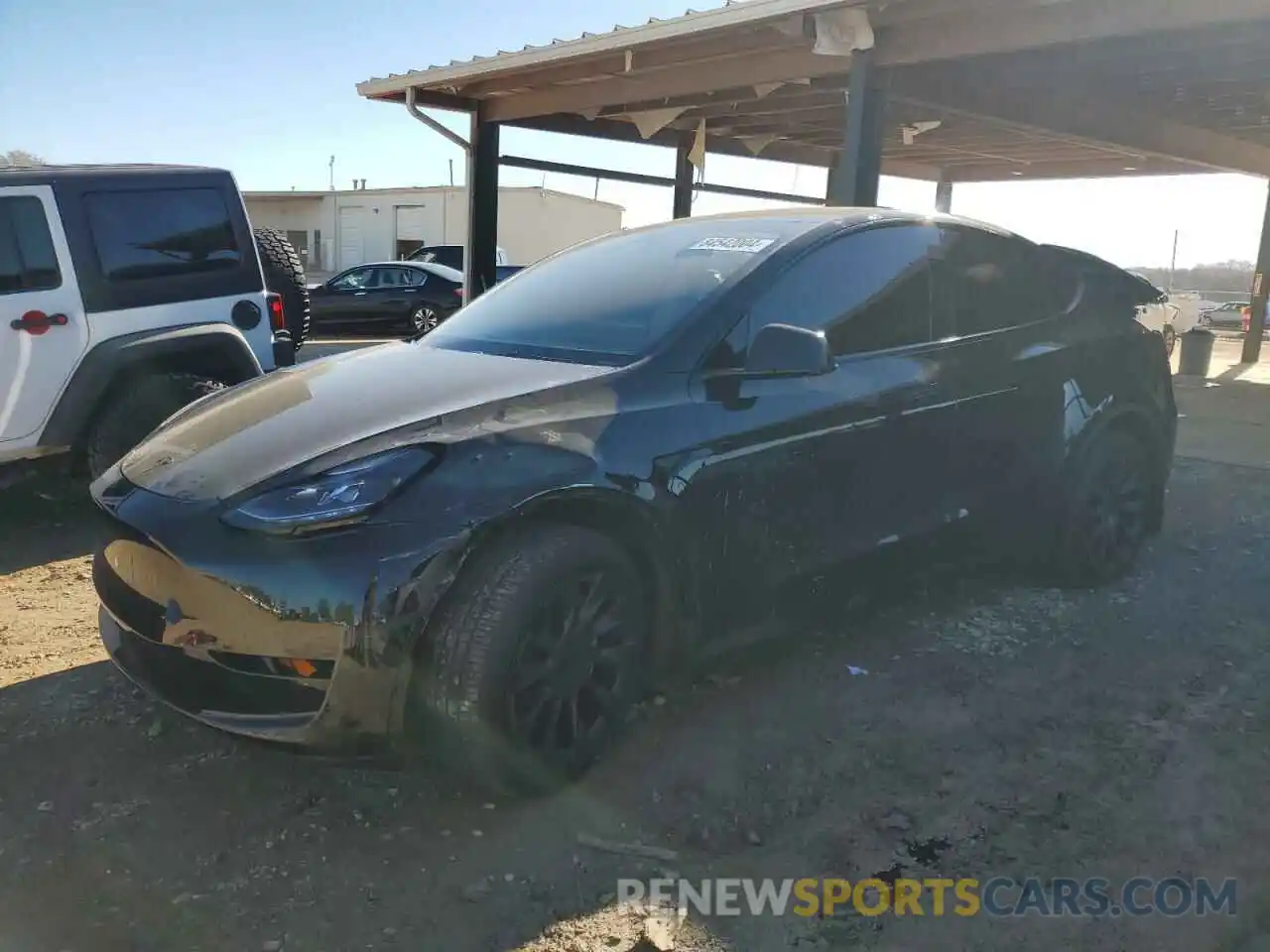 1 Photograph of a damaged car 7SAYGDEE5RA270012 TESLA MODEL Y 2024