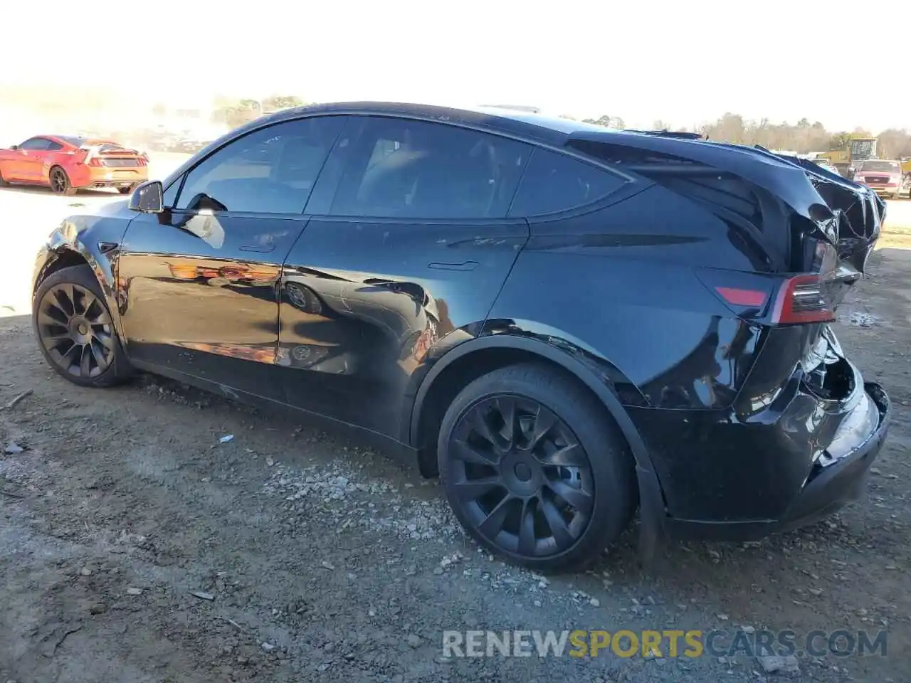 2 Photograph of a damaged car 7SAYGDEE5RA270012 TESLA MODEL Y 2024