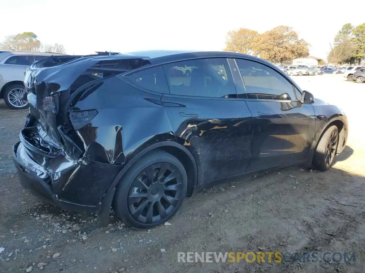 3 Photograph of a damaged car 7SAYGDEE5RA270012 TESLA MODEL Y 2024