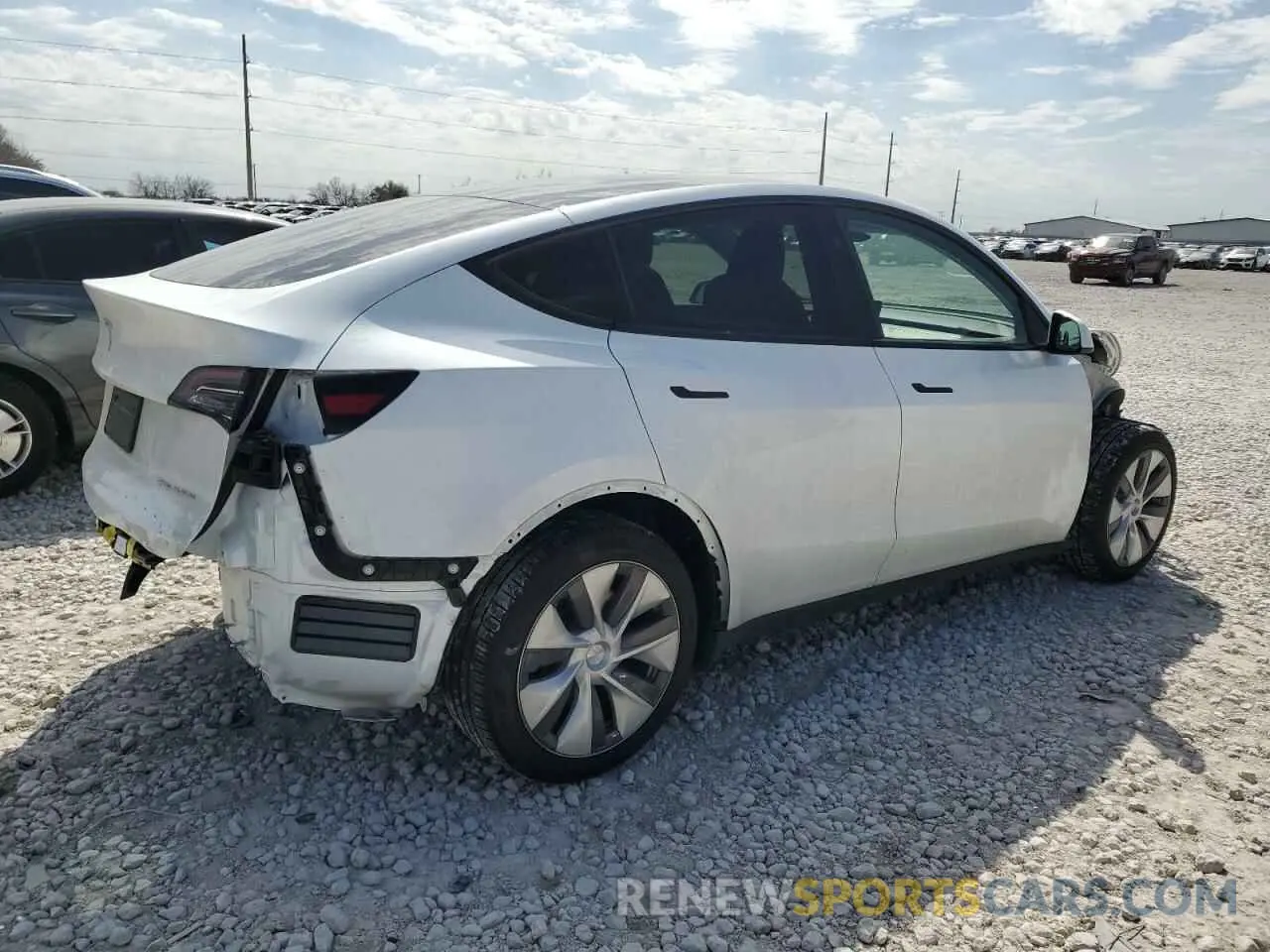 3 Photograph of a damaged car 7SAYGDEE5RA290471 TESLA MODEL Y 2024