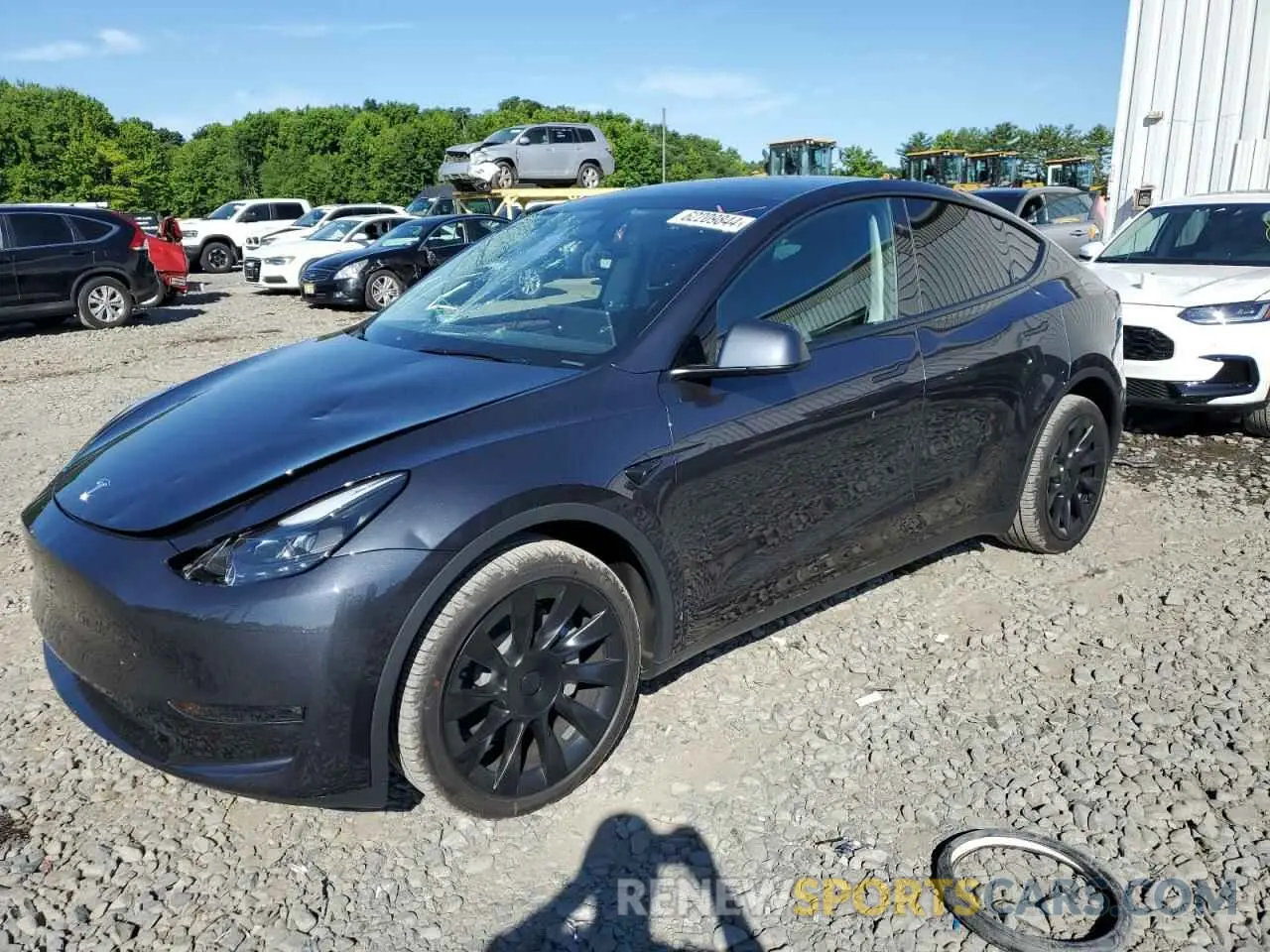 1 Photograph of a damaged car 7SAYGDEE5RA292169 TESLA MODEL Y 2024