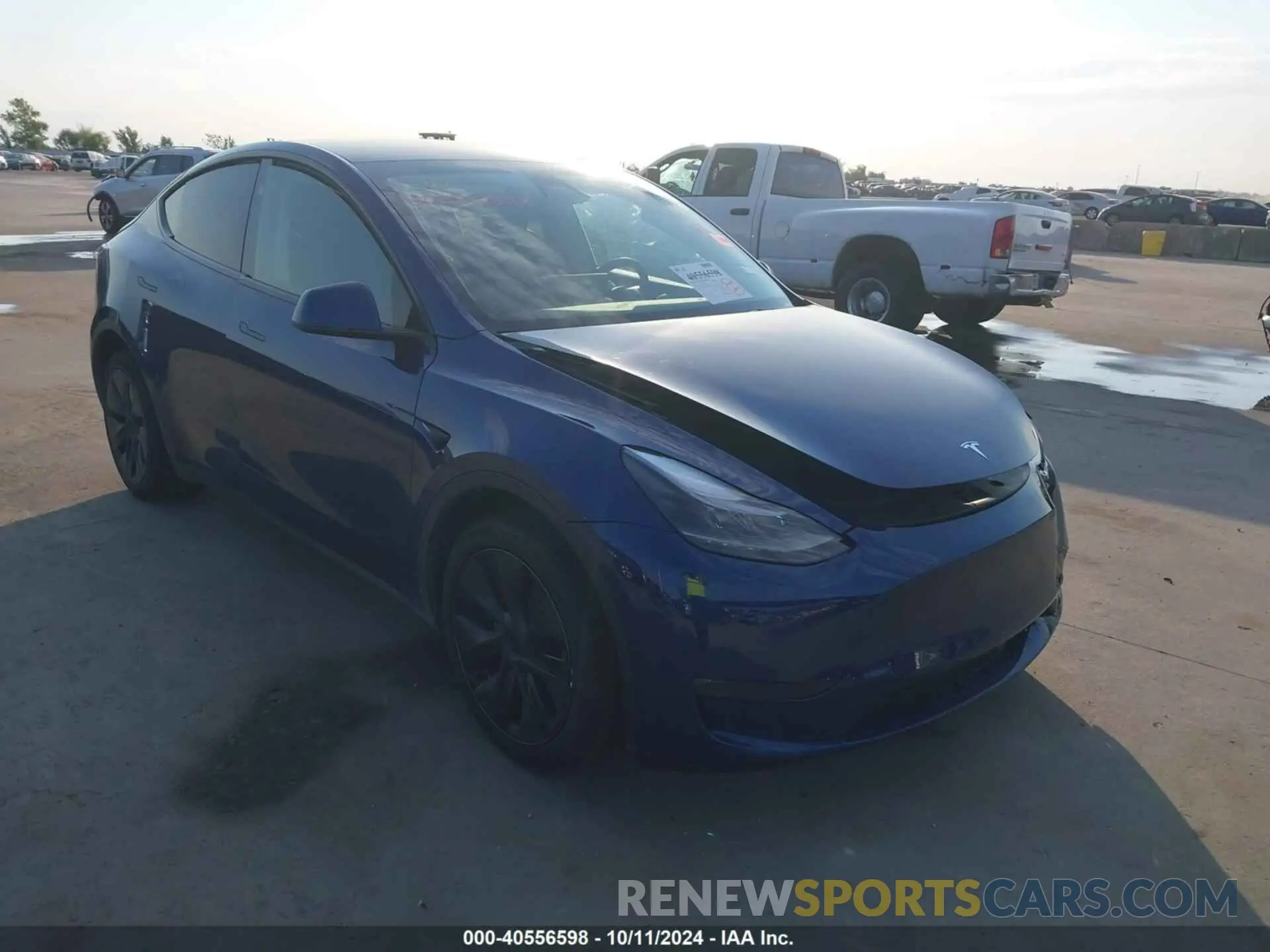 1 Photograph of a damaged car 7SAYGDEE5RA302893 TESLA MODEL Y 2024