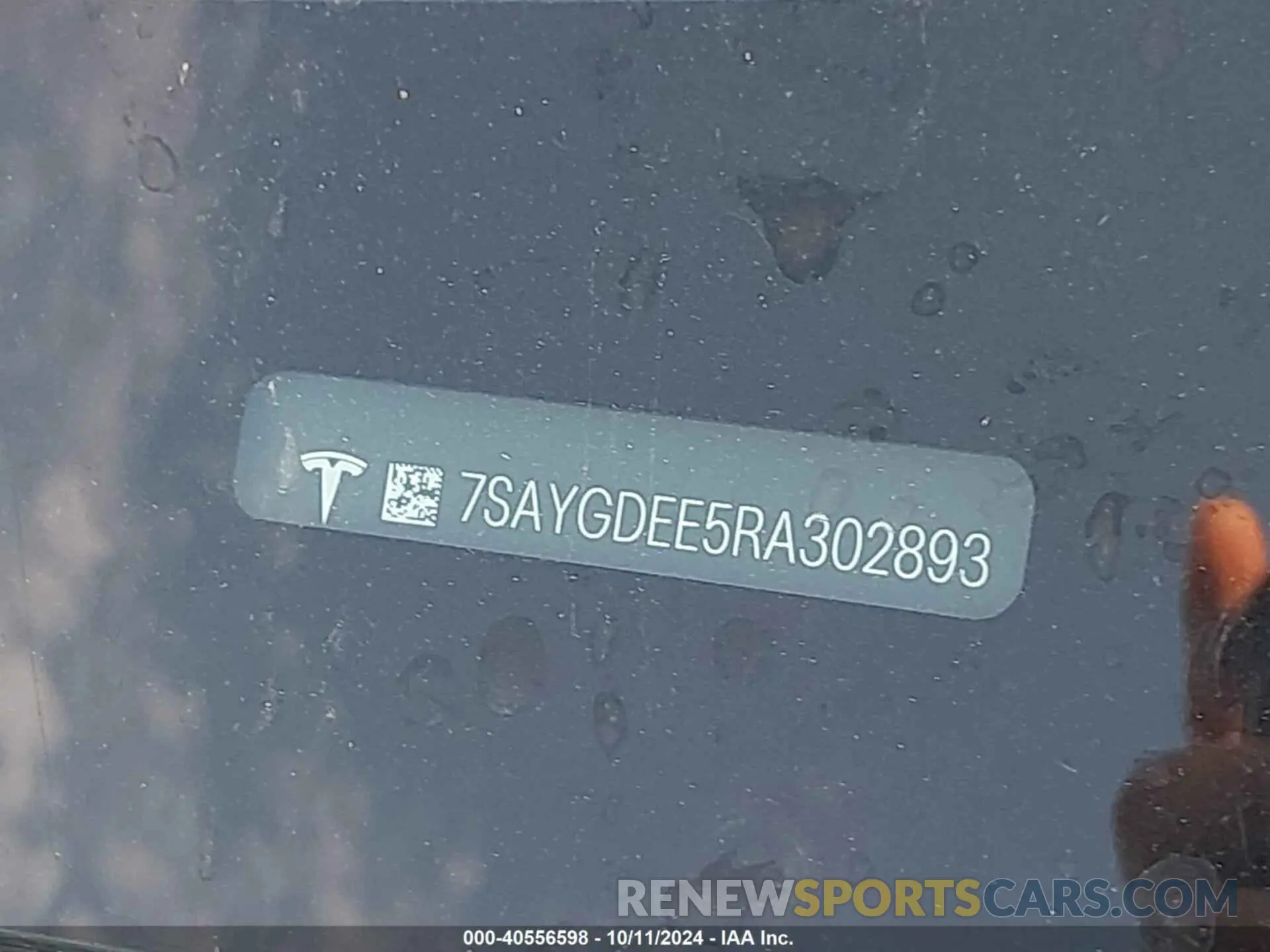 20 Photograph of a damaged car 7SAYGDEE5RA302893 TESLA MODEL Y 2024
