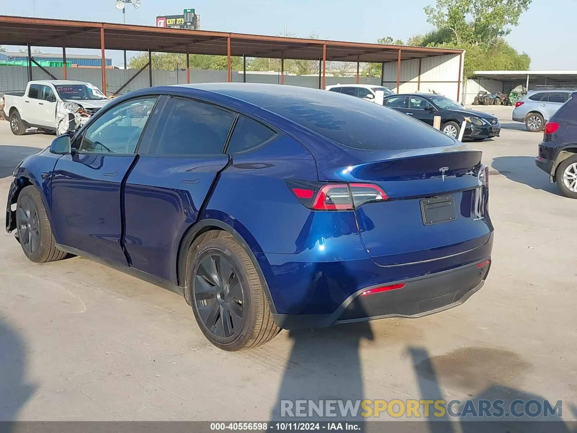 3 Photograph of a damaged car 7SAYGDEE5RA302893 TESLA MODEL Y 2024