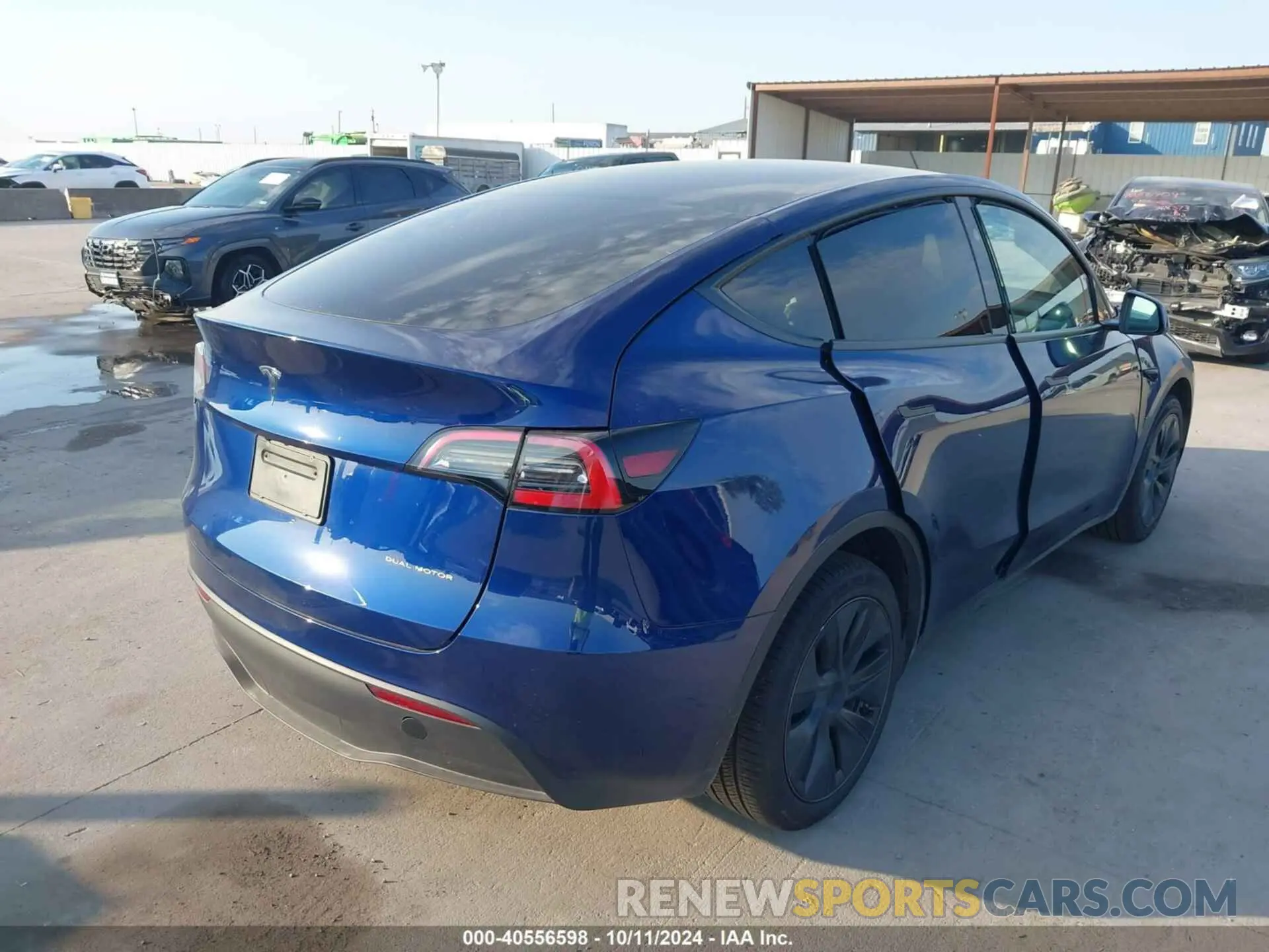 4 Photograph of a damaged car 7SAYGDEE5RA302893 TESLA MODEL Y 2024