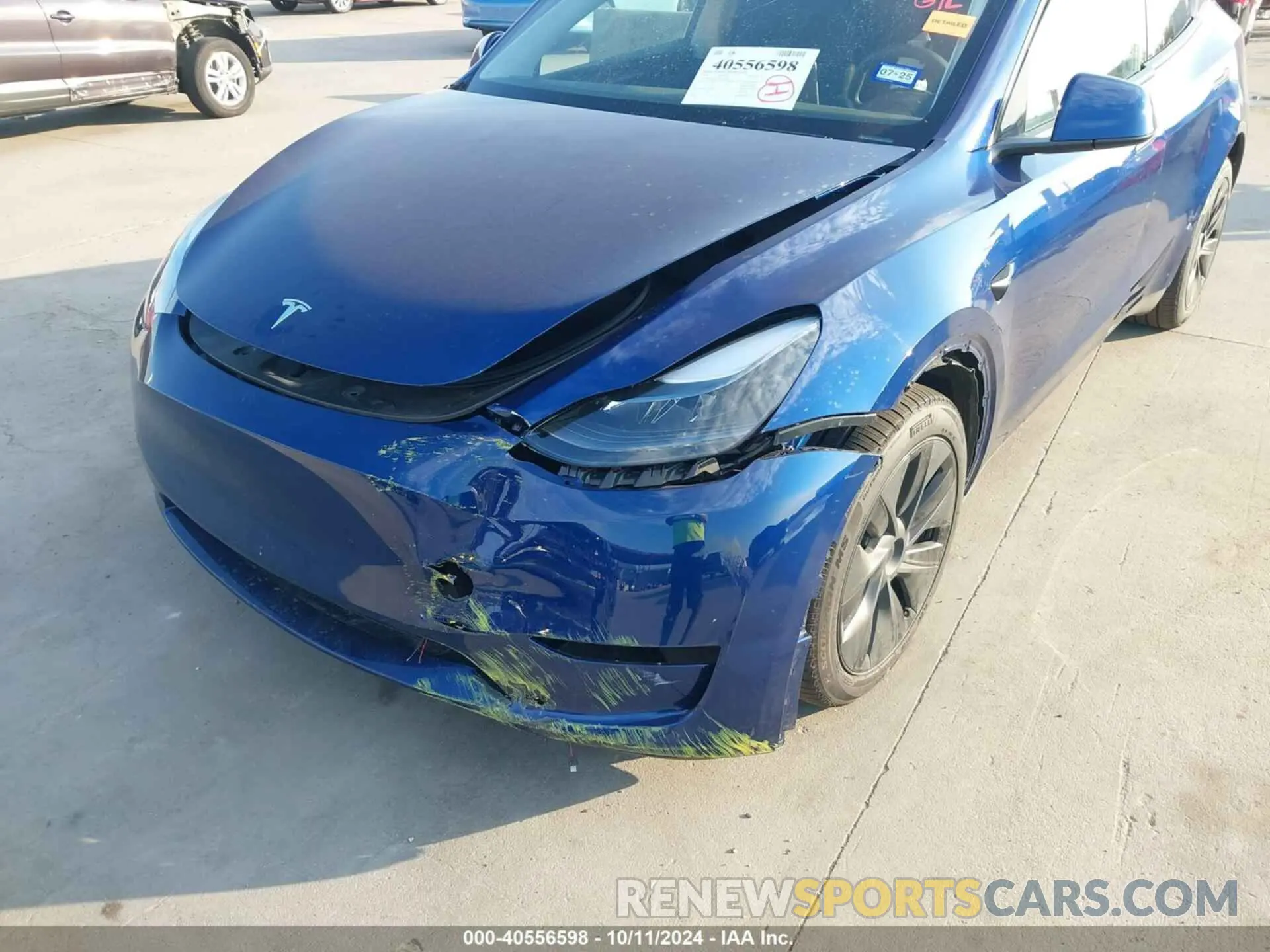 6 Photograph of a damaged car 7SAYGDEE5RA302893 TESLA MODEL Y 2024