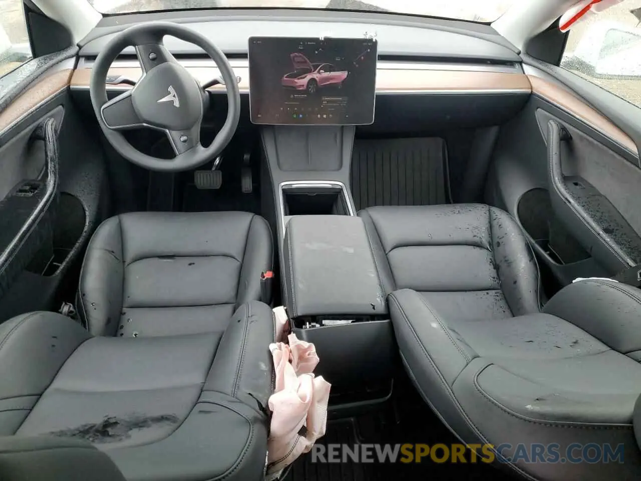 8 Photograph of a damaged car 7SAYGDEE5RF075756 TESLA MODEL Y 2024