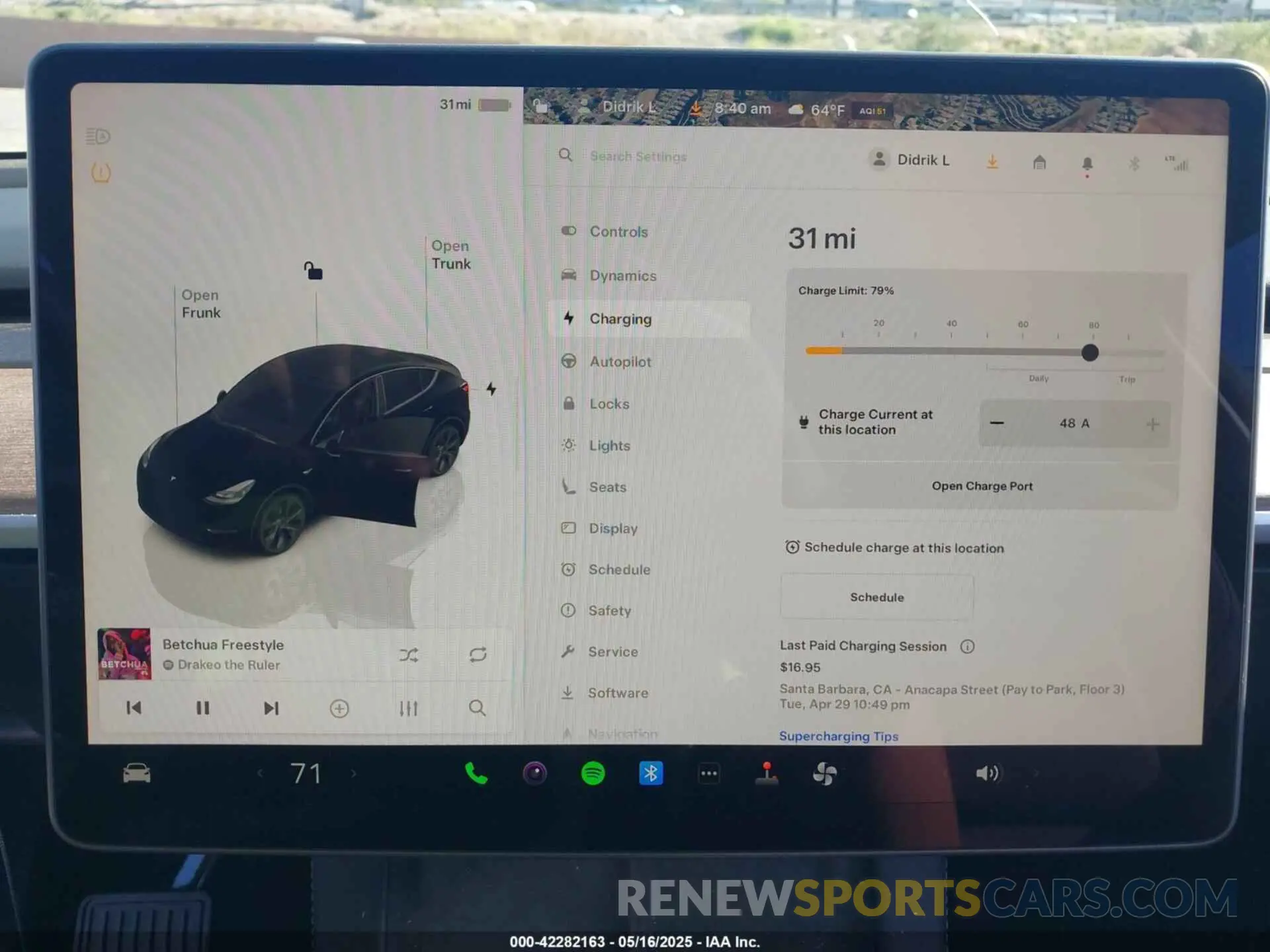 17 Photograph of a damaged car 7SAYGDEE5RF115074 TESLA MODEL Y 2024