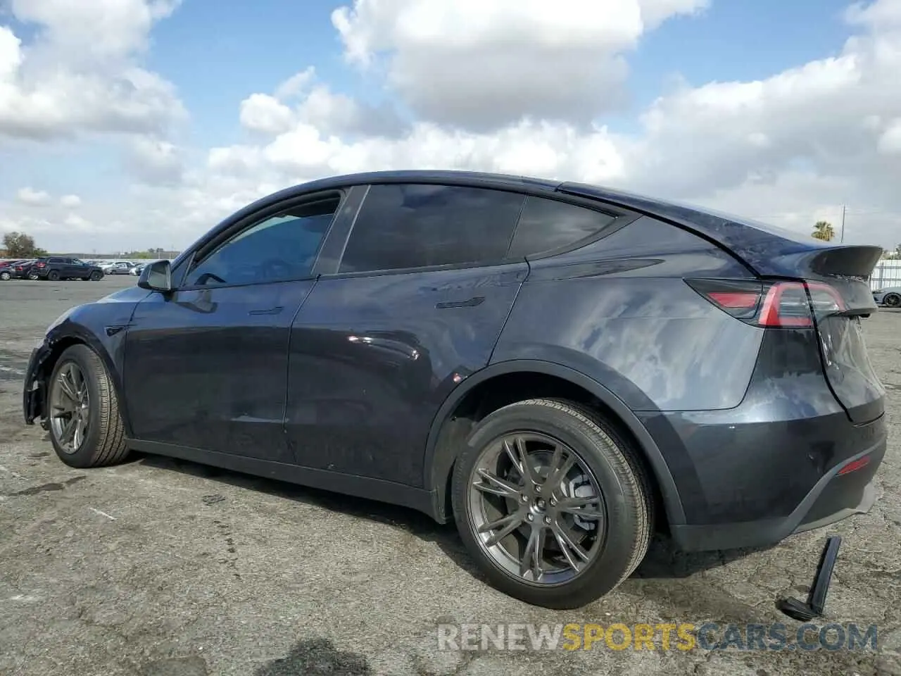 2 Photograph of a damaged car 7SAYGDEE5RF123496 TESLA MODEL Y 2024