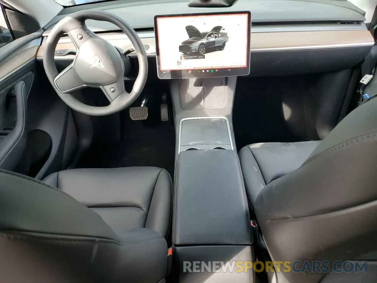 8 Photograph of a damaged car 7SAYGDEE5RF123496 TESLA MODEL Y 2024