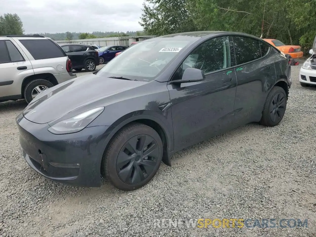 1 Photograph of a damaged car 7SAYGDEE5RF130383 TESLA MODEL Y 2024