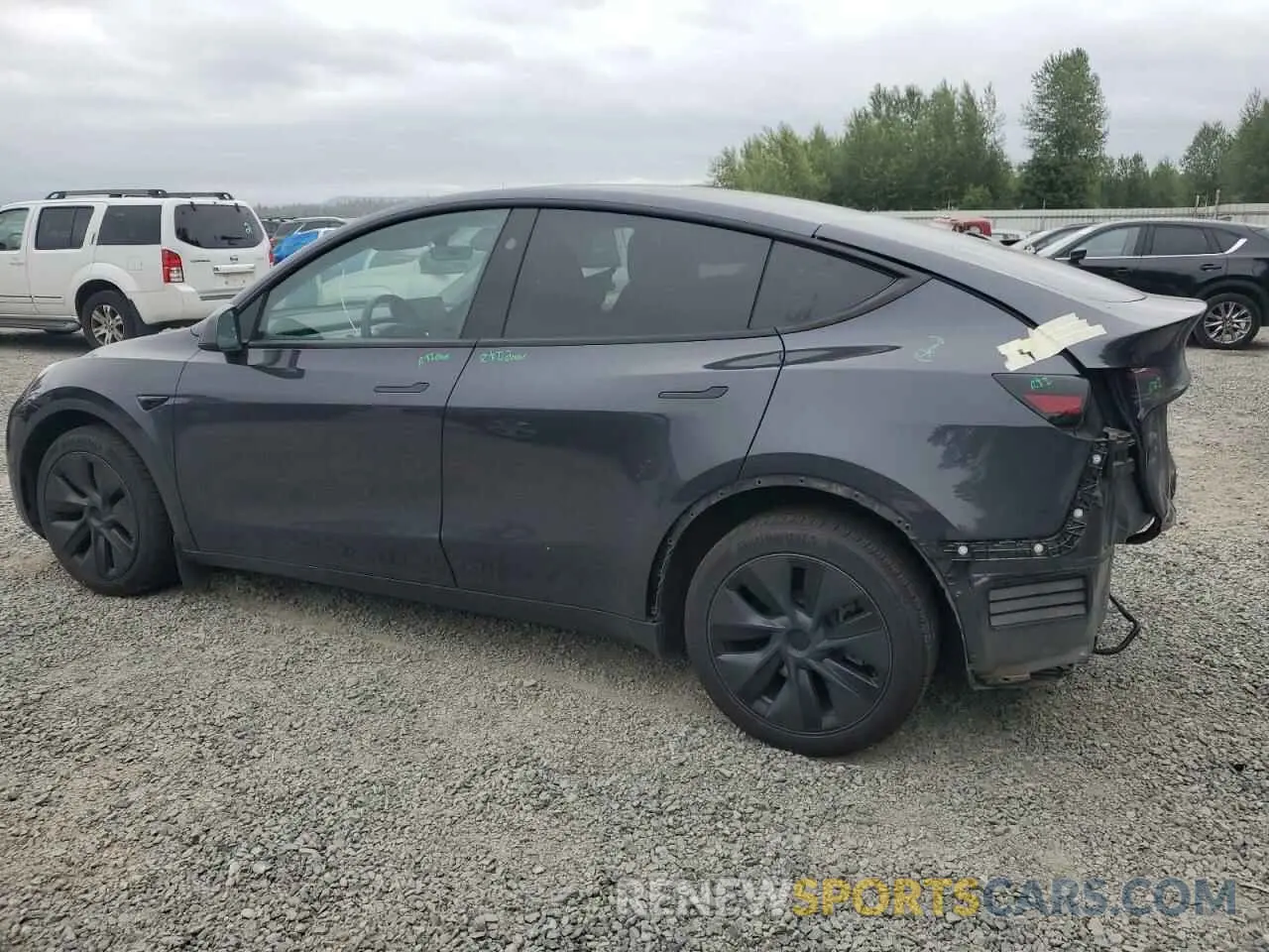 2 Photograph of a damaged car 7SAYGDEE5RF130383 TESLA MODEL Y 2024