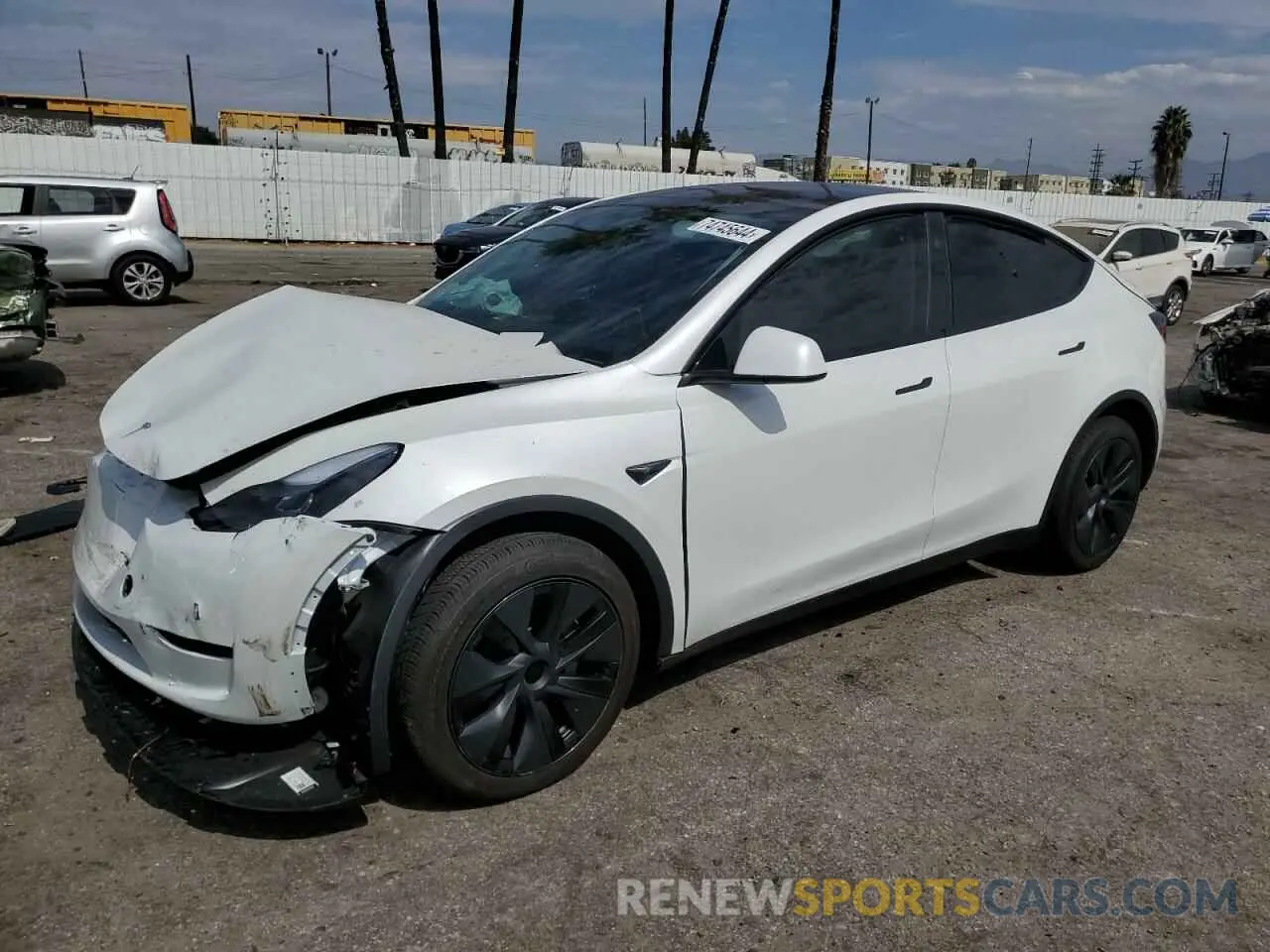 1 Photograph of a damaged car 7SAYGDEE5RF131663 TESLA MODEL Y 2024