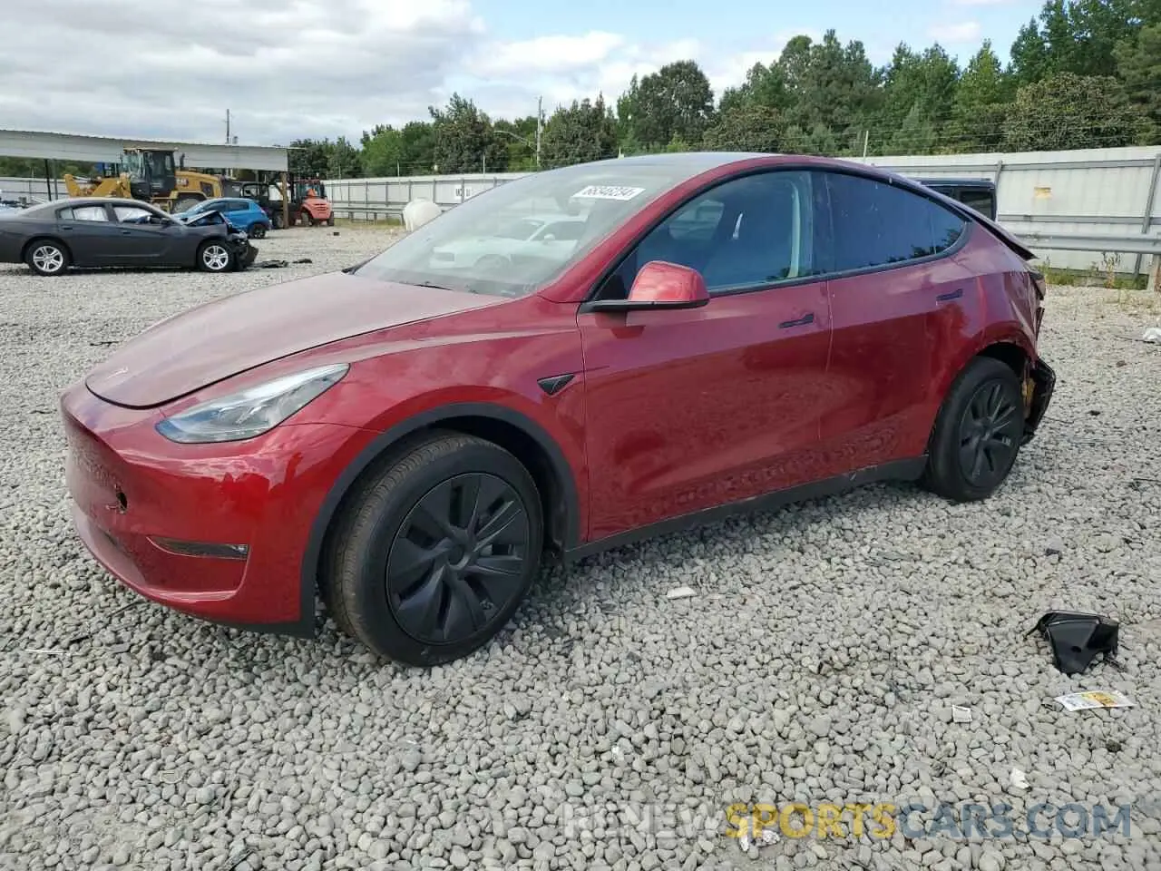 1 Photograph of a damaged car 7SAYGDEE5RF133803 TESLA MODEL Y 2024