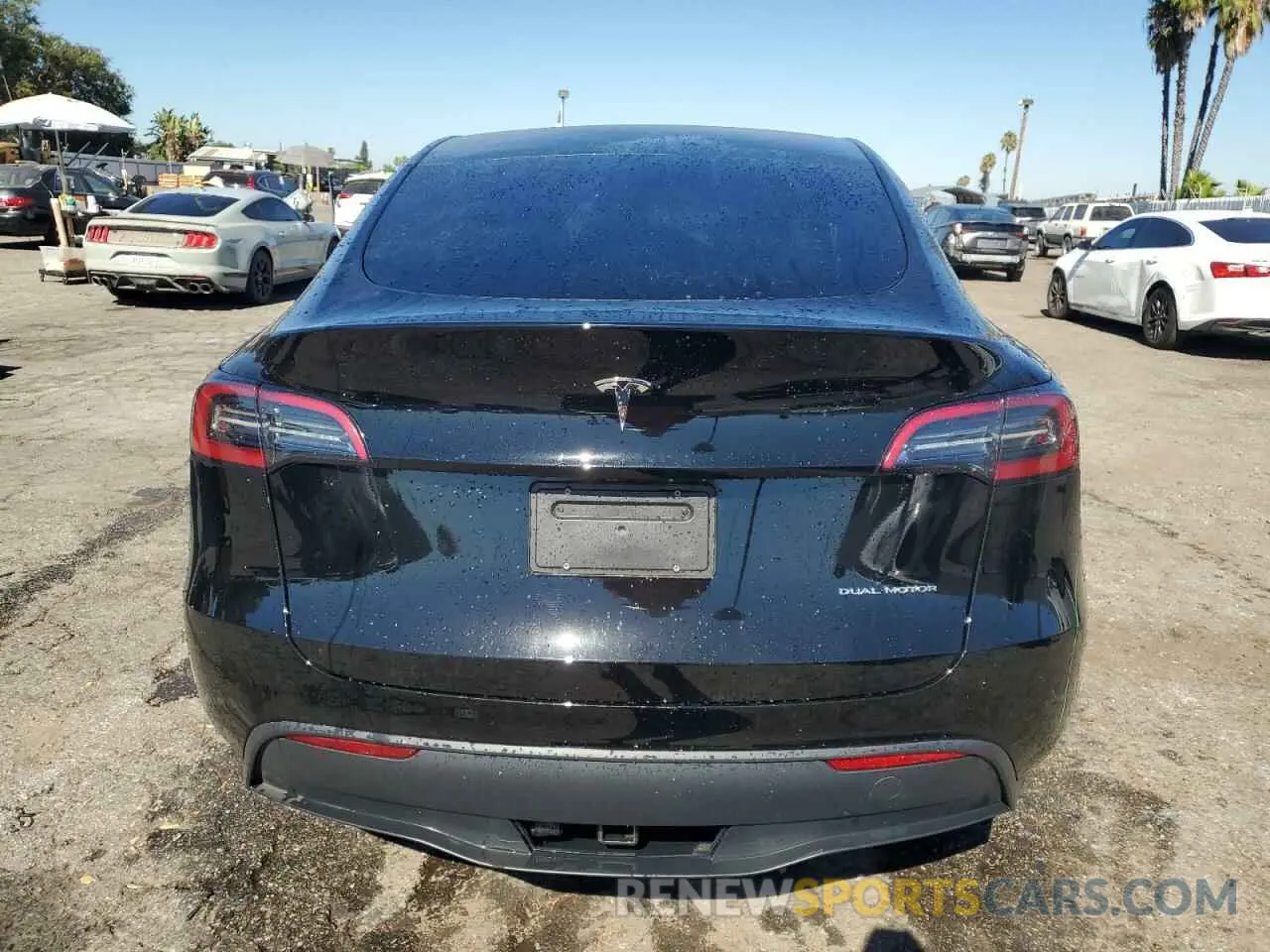6 Photograph of a damaged car 7SAYGDEE6RA215519 TESLA MODEL Y 2024