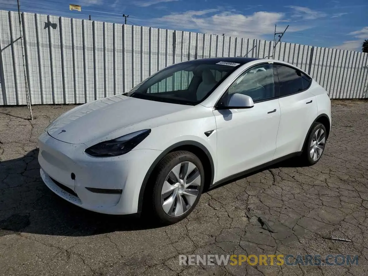 1 Photograph of a damaged car 7SAYGDEE6RA250657 TESLA MODEL Y 2024