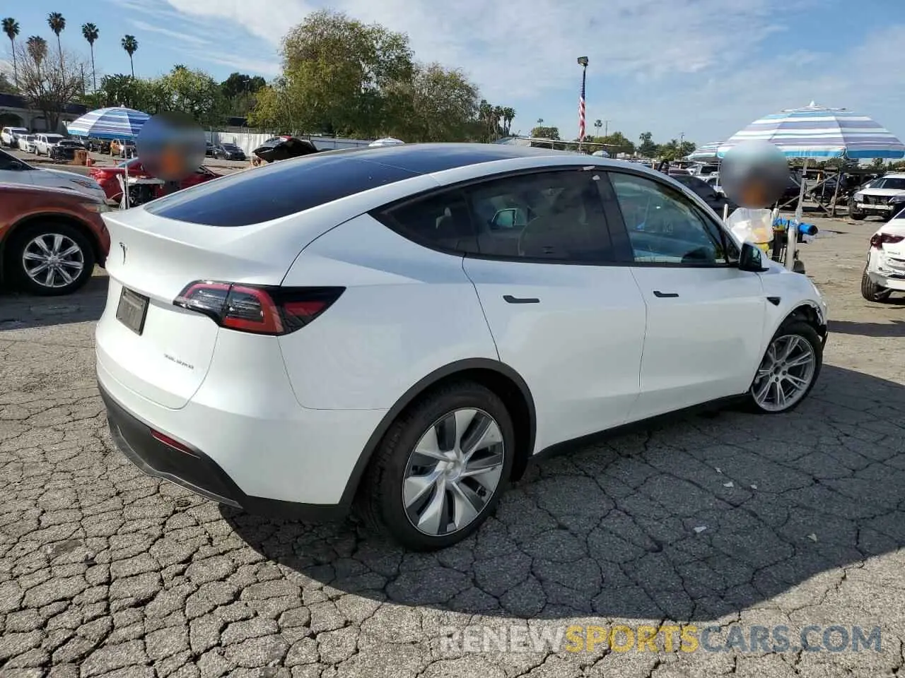 3 Photograph of a damaged car 7SAYGDEE6RA250657 TESLA MODEL Y 2024