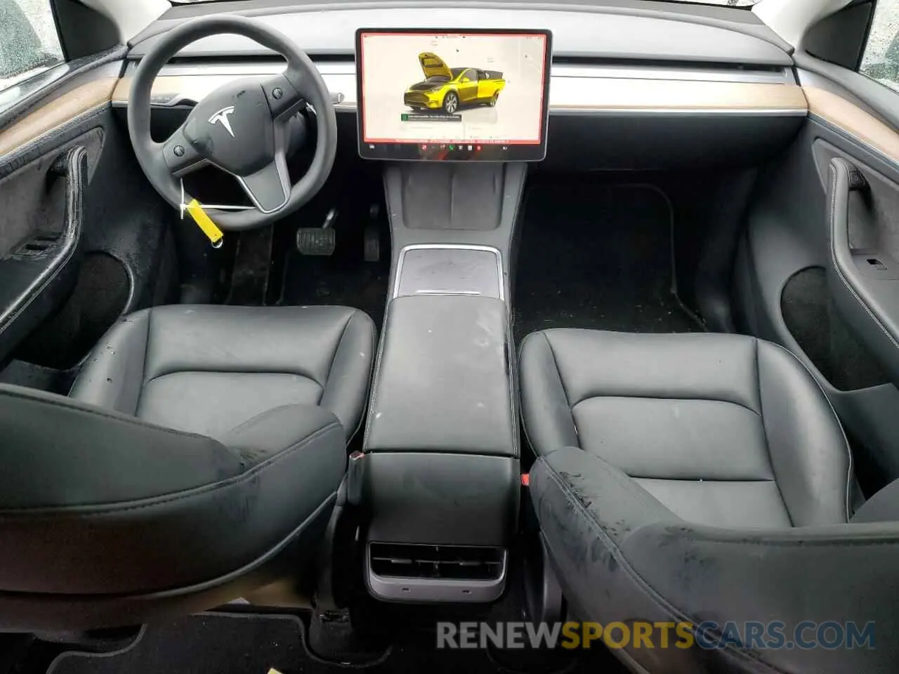 8 Photograph of a damaged car 7SAYGDEE6RA278636 TESLA MODEL Y 2024