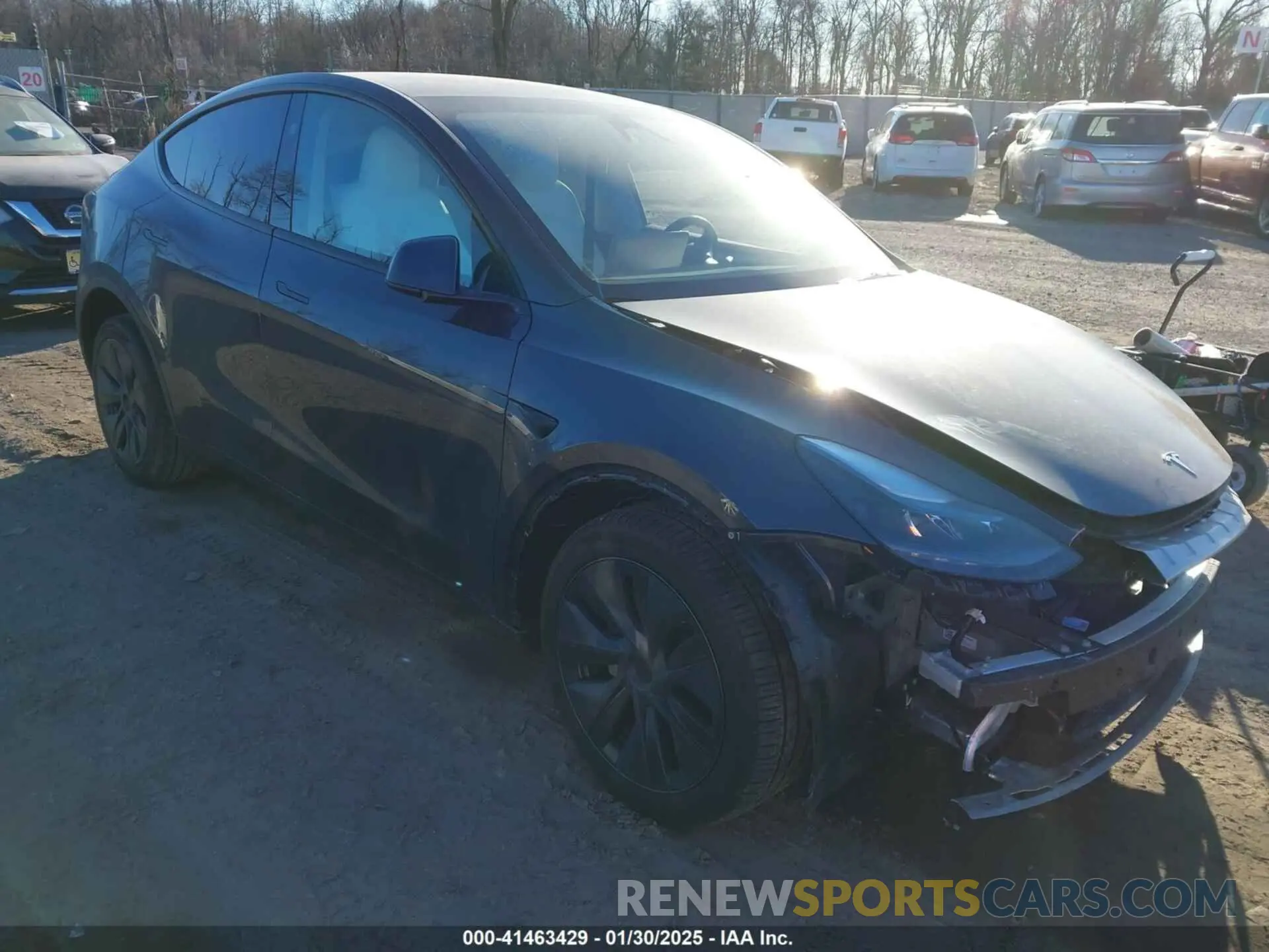 1 Photograph of a damaged car 7SAYGDEE6RA321453 TESLA MODEL Y 2024