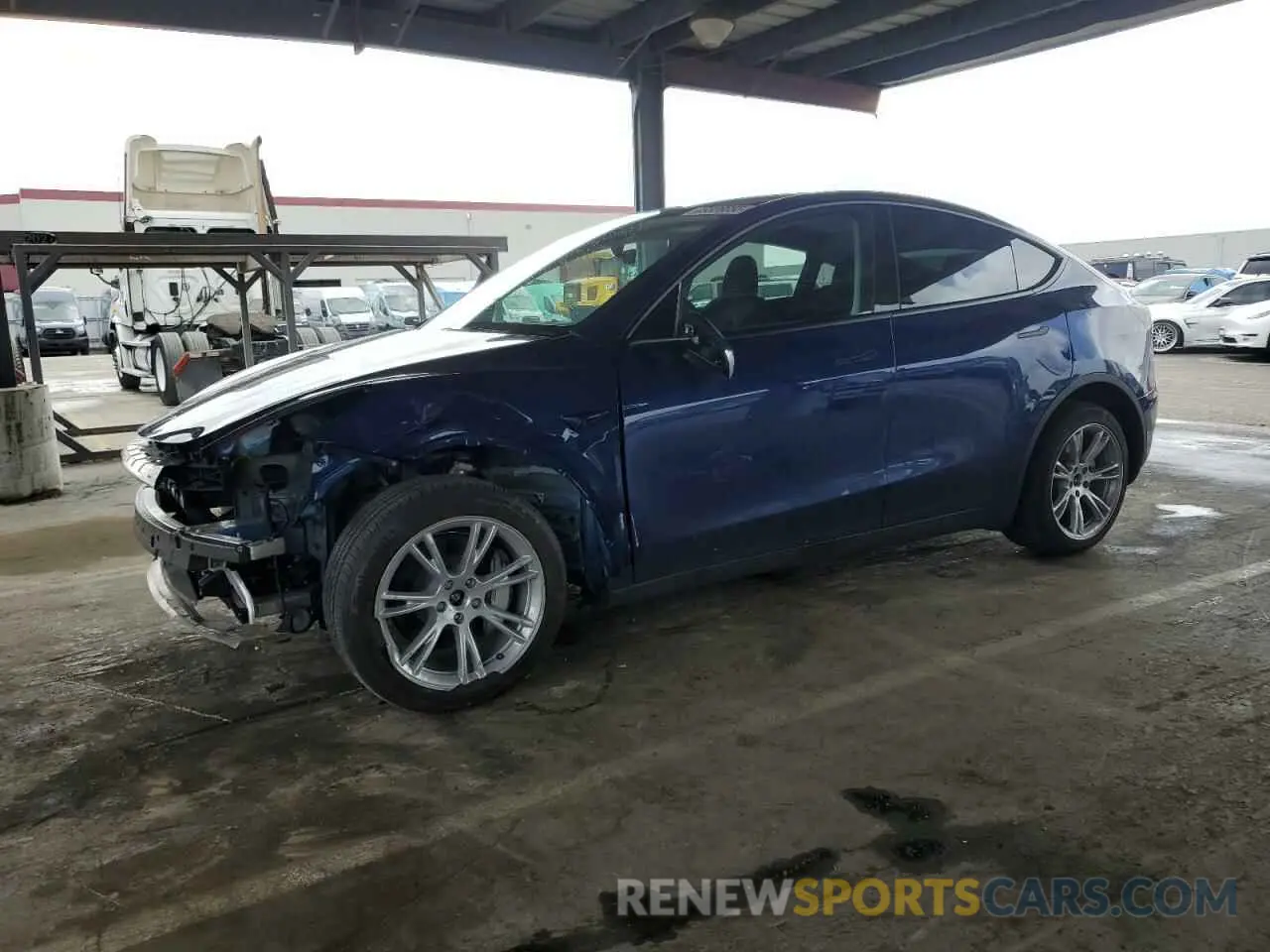 1 Photograph of a damaged car 7SAYGDEE6RF025366 TESLA MODEL Y 2024