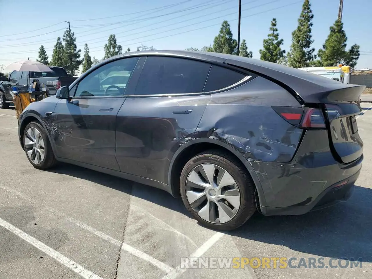 2 Photograph of a damaged car 7SAYGDEE6RF069383 TESLA MODEL Y 2024