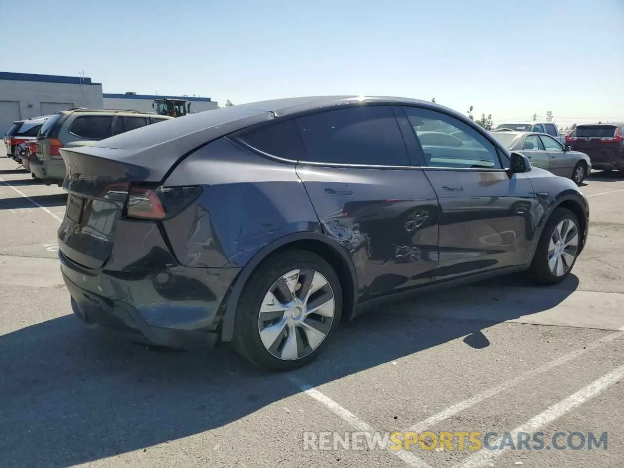 3 Photograph of a damaged car 7SAYGDEE6RF069383 TESLA MODEL Y 2024