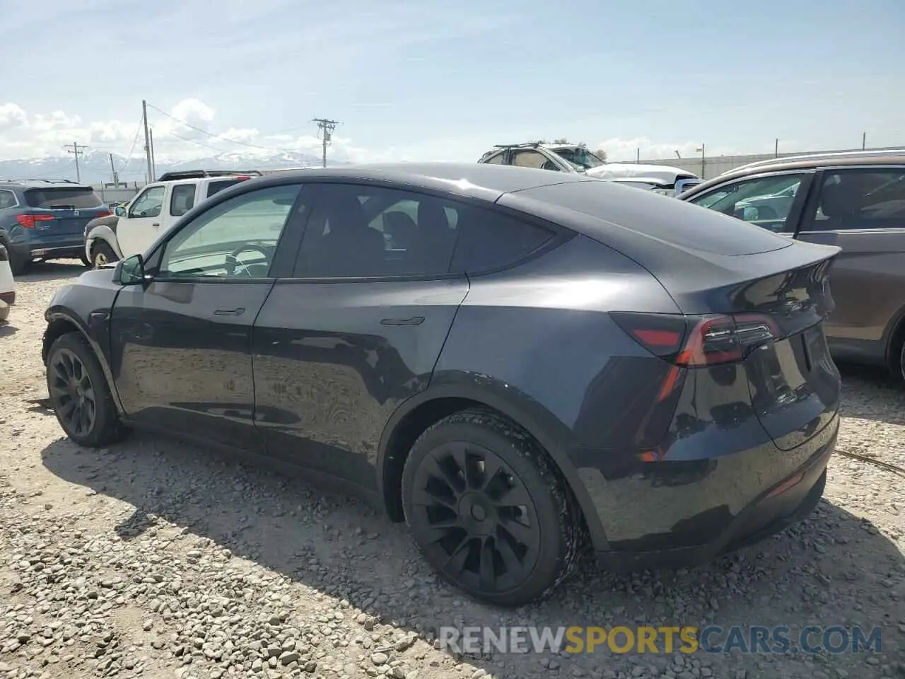 2 Photograph of a damaged car 7SAYGDEE6RF074728 TESLA MODEL Y 2024