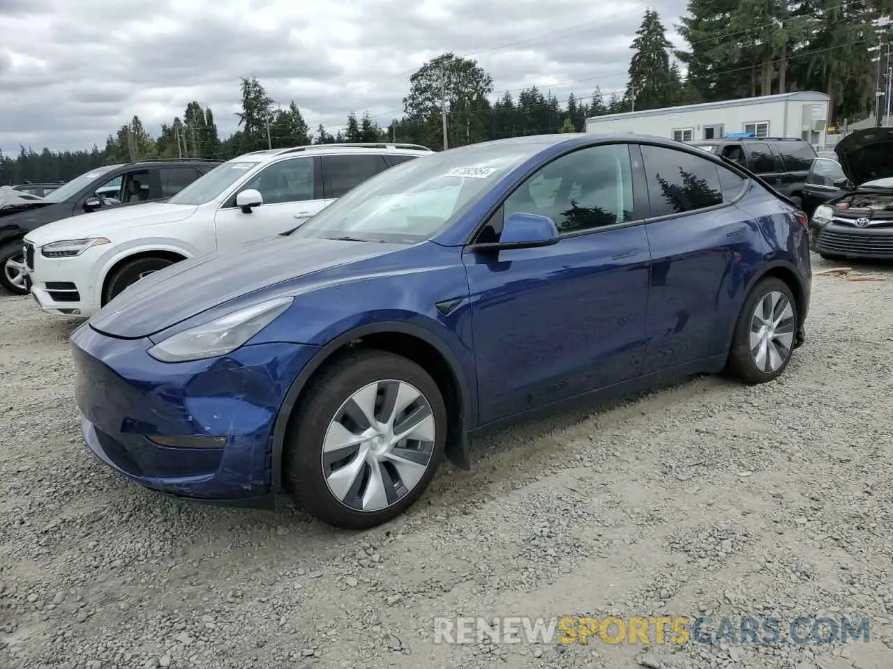 1 Photograph of a damaged car 7SAYGDEE6RF084627 TESLA MODEL Y 2024