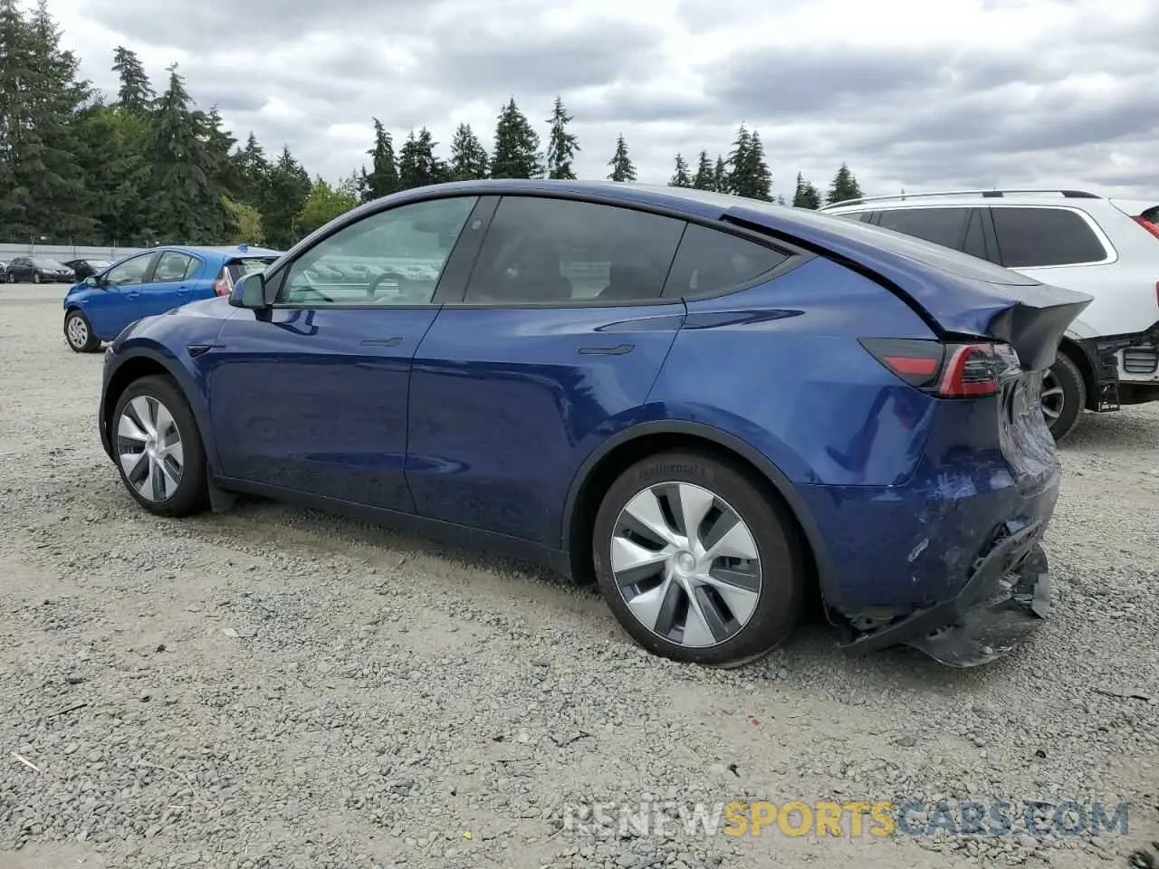 2 Photograph of a damaged car 7SAYGDEE6RF084627 TESLA MODEL Y 2024